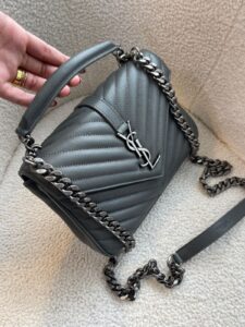 Bolsa Saint Laurent College - Cinza
