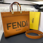 Bolsa Fendi Sunshine - Branco e Caramelo