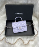 Bolsa Chanel Vanity Pequena - Lilás