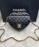 Bolsa Chanel Coração - Preto