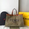 Bolsa Fendi Peekaboo - Verde/Marrom