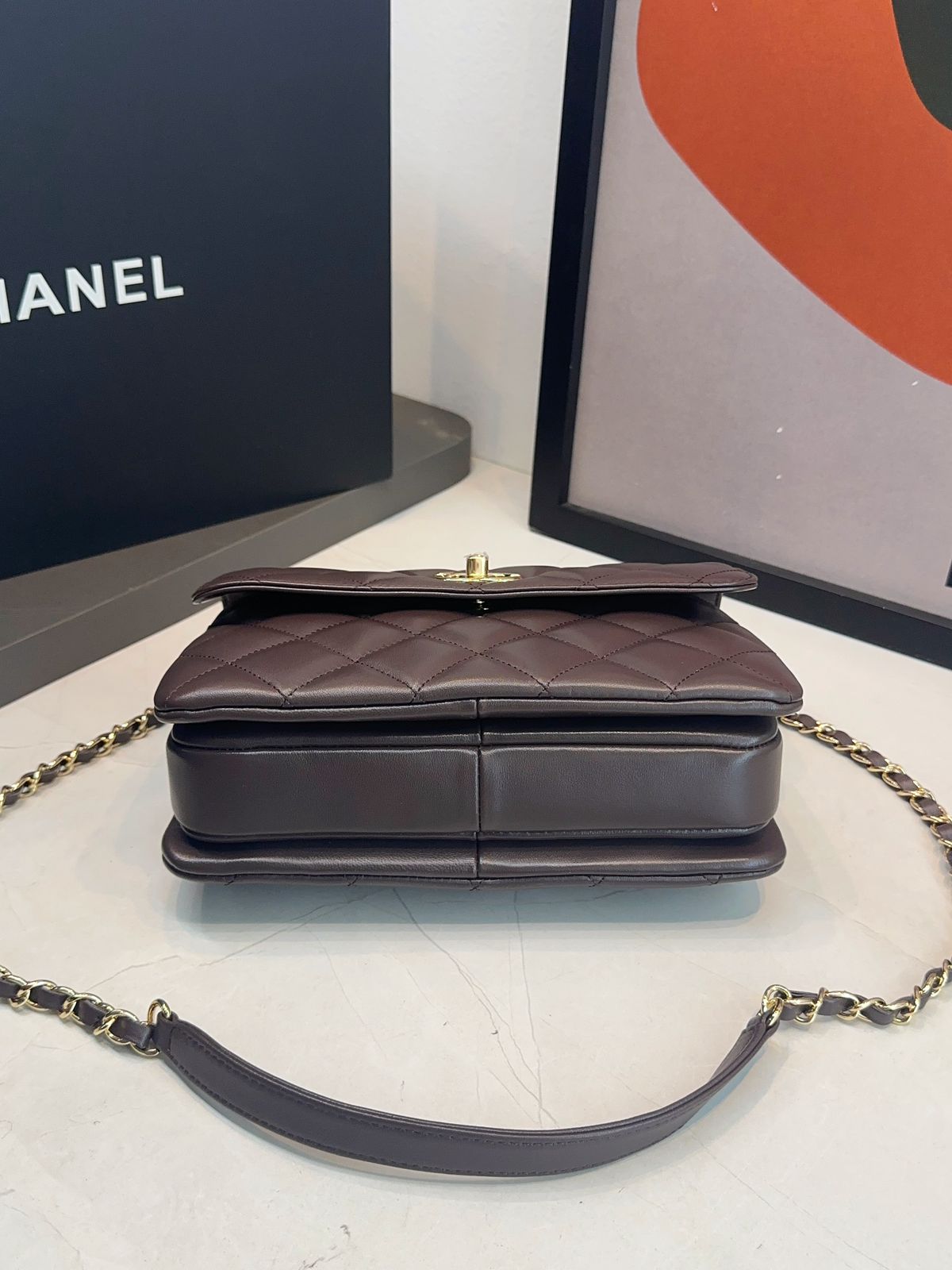 Bolsa Chanel Matelassê com Aba - Imagem 19
