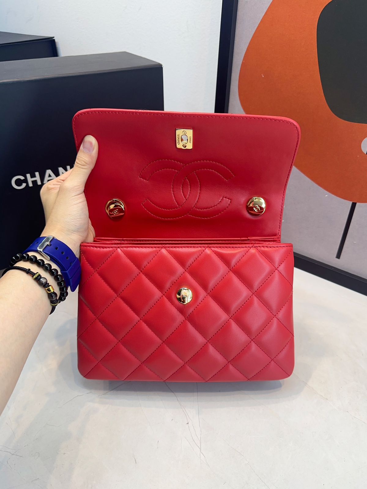 Bolsa Chanel Matelassê com Aba - Imagem 64