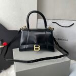 Bolsa Balenciaga Hourglass - Preto