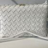 Bolsa Bottega Veneta Intrecciato Loop-Branco