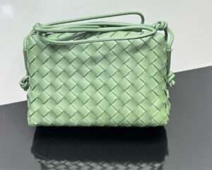 Bolsa Bottega Veneta Intrecciato Loop-Verde Claro