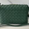 Bolsa Bottega Veneta Intrecciato Loop-Verde Escuro