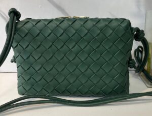 Bolsa Bottega Veneta Intrecciato Loop-Verde Escuro