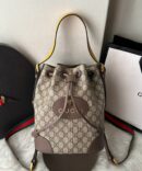 Mochila Gucci Supreme Neo - Bege/Marrom