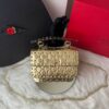 Bolsa Valentino Rockstud Spike - Dourado