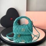 Bolsa Miu Miu Hobo Wander - Azul