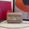 Bolsa Valentino Rockstud Spike - Nude/Dourado