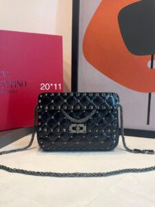 Bolsa Valentino Rockstud Spike - All Black