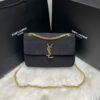 Bolsa Saint Laurent Carré - Preto/Dourado