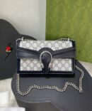 Bolsa Gucci Tiracolo Dionysus Supreme - Preto