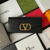 Carteira Valentino Vlogo - Preto/Dourado