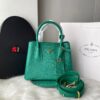 Bolsa Prada Saffiano Double Mini - Verde