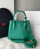 Bolsa Prada Saffiano Double Mini - Verde