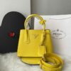 Bolsa Prada Saffiano Double Mini - Amarelo