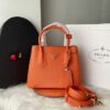 Bolsa Prada Saffiano Double Mini - Laranja