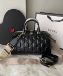 Bolsa Gucci Matelassé Double G - Preto