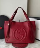 Bolsa Gucci Soho Large Tote  - Vinho