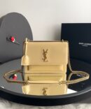 Bolsa YSL Sunset - Bege/Dourado