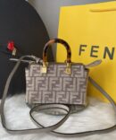 Bolsa Fendi Baú Mini - Marrom