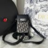 Bolsa Dior Clutch Bag Pochete Preto/Bege