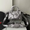 Bolsa Balenciaga Neo Cagole XS - Prata 