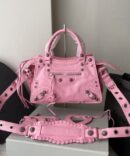 Bolsa Balenciaga Neo Cagole XS - Rosa