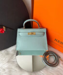 Bolsa Hermes Kelly Mini 20 -Azul Claro