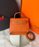 Bolsa Hermes Kelly Mini 20 - Laranja