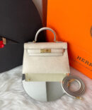 Bolsa Hermes Kelly Mini 20 - Branco