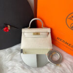 Bolsa Hermes Kelly Mini 20 - Branco