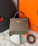 Bolsa Hermes Kelly Mini 20 - Marrom 