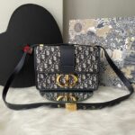 Bolsa Dior Montaigne 30 Preto/Cinza