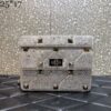 Bolsa Valentino Roman Stud Strass - Branco/Dourado