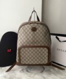 Mochila Gucci Interlock - Bege/Marrom