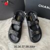 Papete Chanel Tiras com Logo - Preto