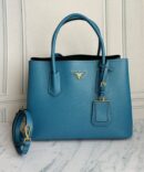 Bolsa Prada Double G Saffiano - Azul