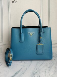 Bolsa Prada Double G Saffiano - Azul