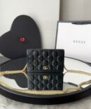 Bolsa Carteira Gucci Matelassé - Preto