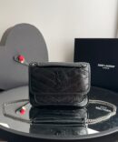 Bolsa YSL Niki - Preto/Prata