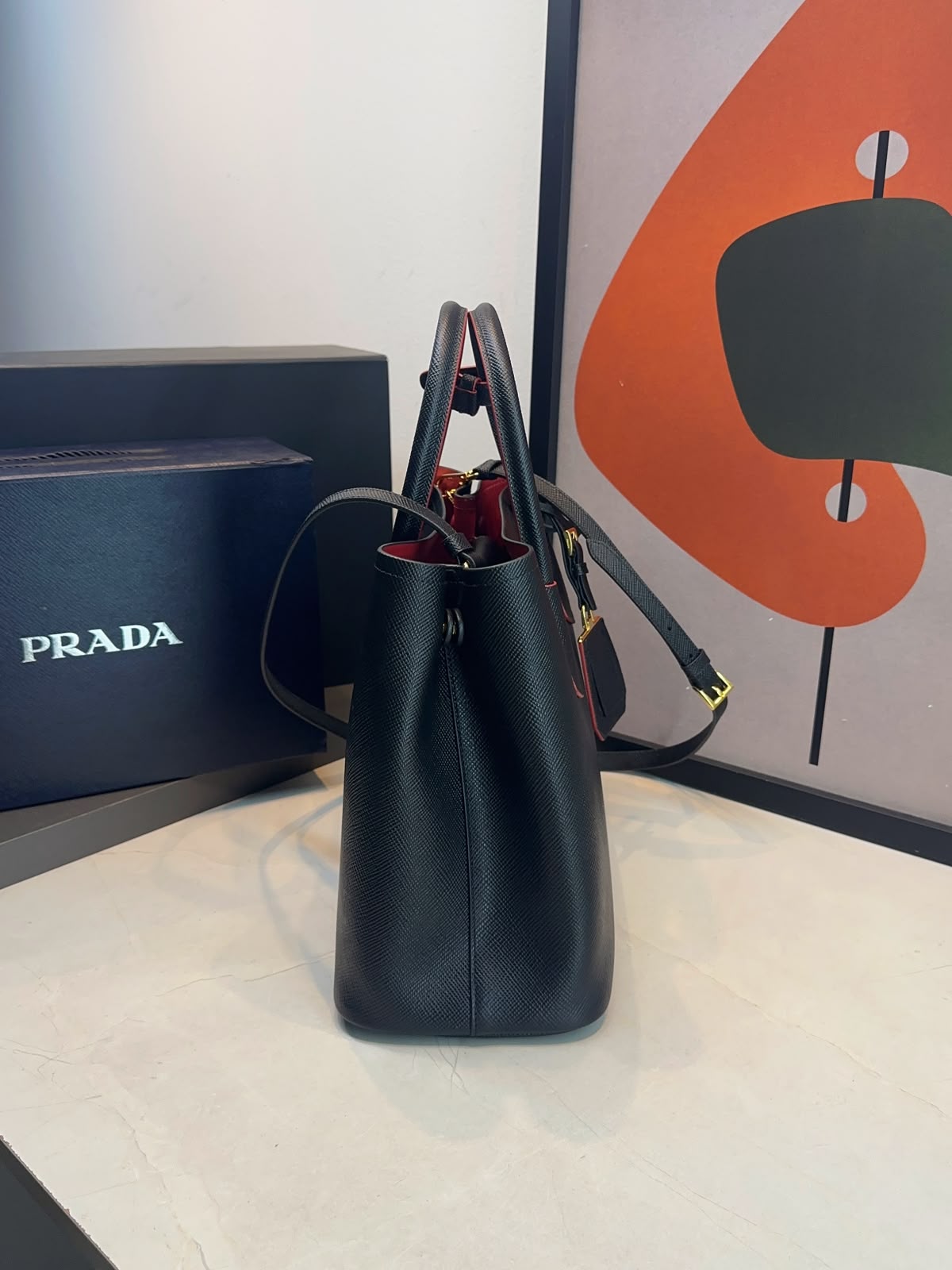 Bolsa Prada Double G Saffiano-Oferta - Imagem 6