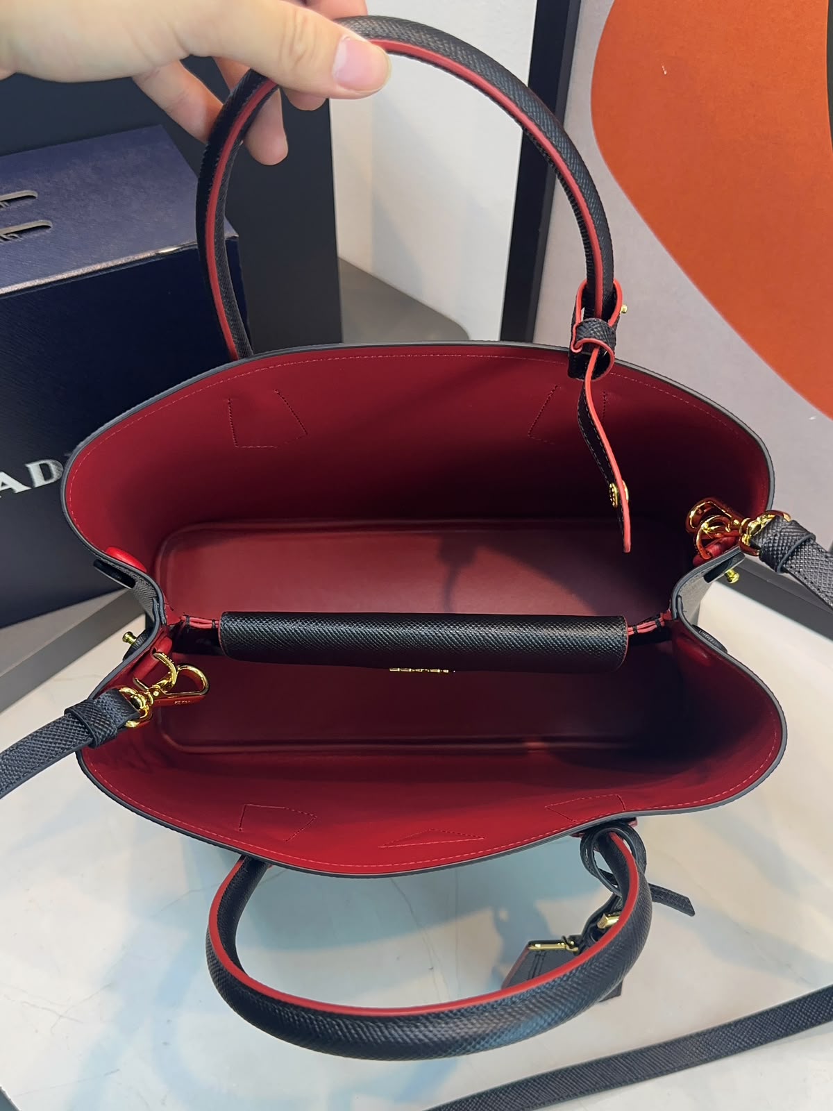 Bolsa Prada Double G Saffiano-Oferta - Imagem 10