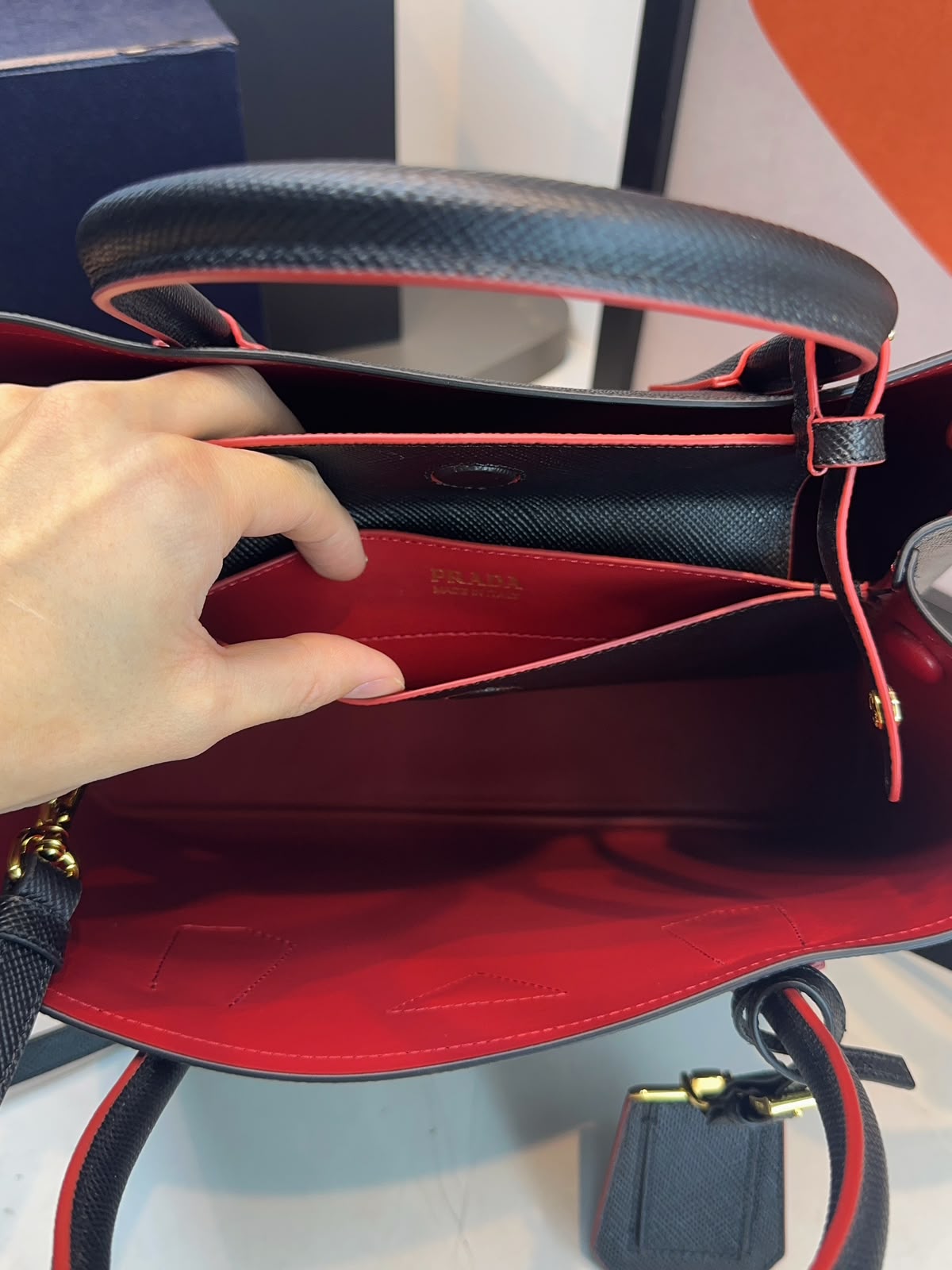 Bolsa Prada Double G Saffiano-Oferta - Imagem 14