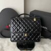 Mochila Chanel Couro Envernizado G