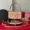 Bolsa Valentino Loco Calfski - Nude