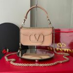 Bolsa Valentino Loco Calfski - Nude
